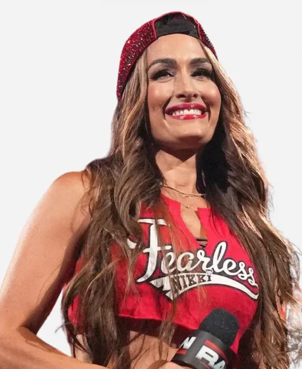 Nikki Bella Monday Night RAW Fearless Nikki Red Top For Women