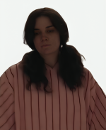 Nine Perfect Strangers Annie Murphy Pink Striped Hoodie