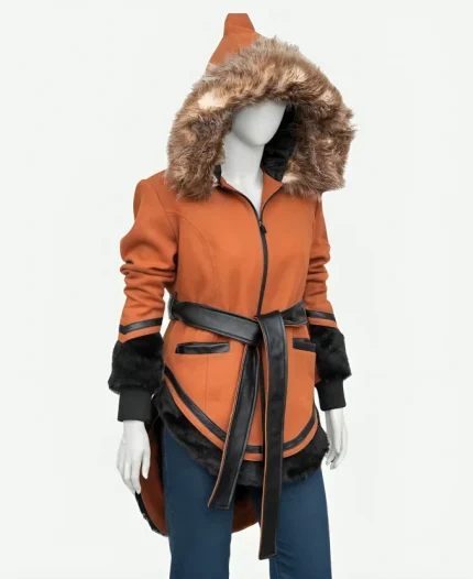 North Of North Anna Lambe Orange Coat For Sale