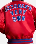 OVO New Era Expos Red Varsity Jacket