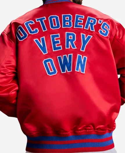 OVO New Era Expos Red Varsity Jacket