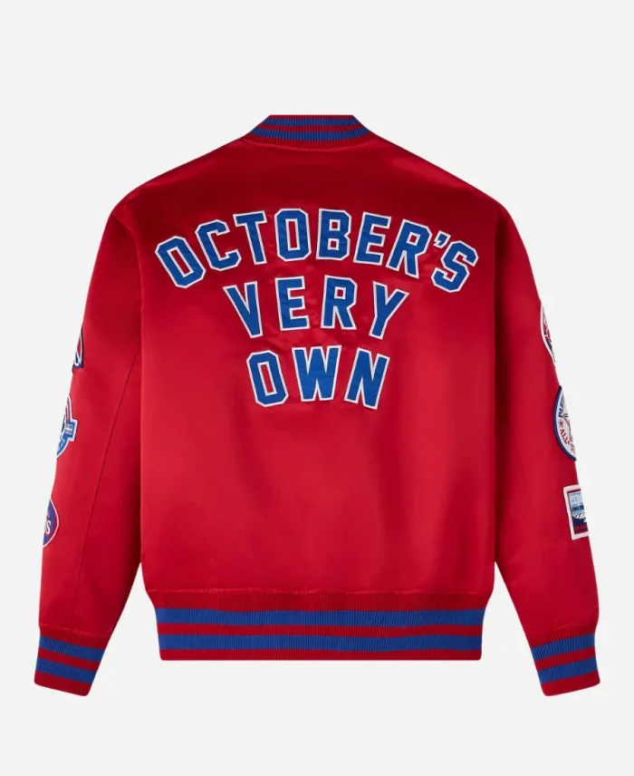 OVO New Era Expos Satin Varsity Jacket