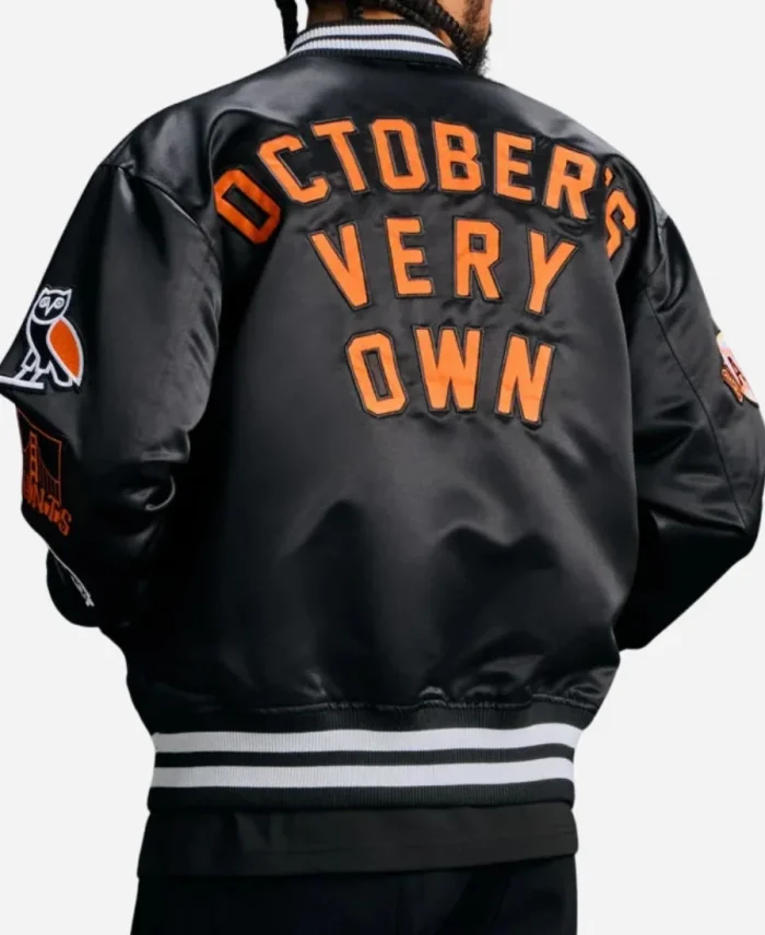 OVO New Era Giants Black Varsity Jacket