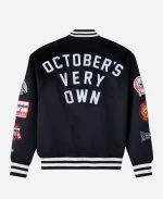 OVO New Era Yankees Satin Varsity Jacket