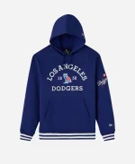OVO x New Era x MLB Los Angeles Dodgers Fleece Blue Pullover Hoodie