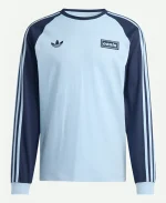 Oasis x Adidas Tour 3-Stripes Long Sleeves Blue T-shirt