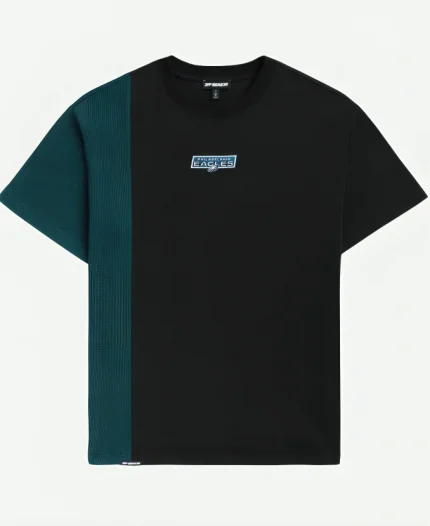 Off Season X NFL Philadelphia Eagles Black Spliced T-Shirt For Unisex