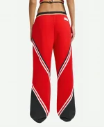 Off Season x NFL Kansas City Chiefs Fleece Red Straight Pants For Women's