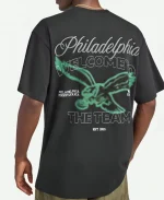 Off Season x NFL Philadelphia Eagles Black Graphic T-Shirt For Unisex