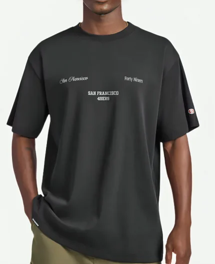 Off Season x NFL San Francisco 49ers Black Graphic T-Shirt For Unisex