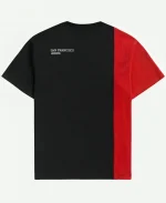 Off Season x NFL San Francisco 49ers Spliced Black T-Shirt For Unisex