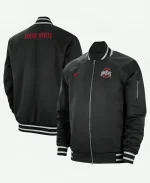Ohio State Buckeyes Nike Full Zip Black Bomber Jacket