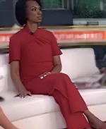 Outnumbered 2025 Harris Faulkner Pink Jumpsuit