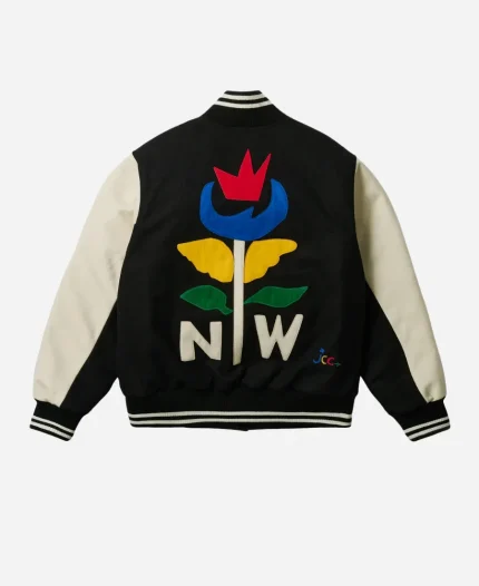 Palace JCC+ Black Varsity Jacket For Sale