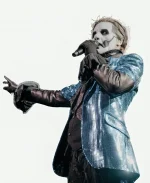 Tobias Forge Cardinal Copia Blue Sequin Jacket
