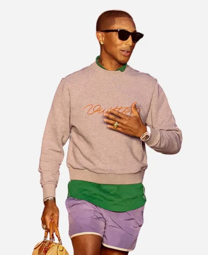 Paris Fashion week Pharrell Williams Louis Vuitton Sweatshirt For Sale