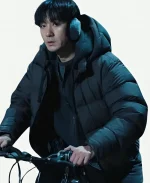 Park Hae-soo Karma Black Puffer Jacket