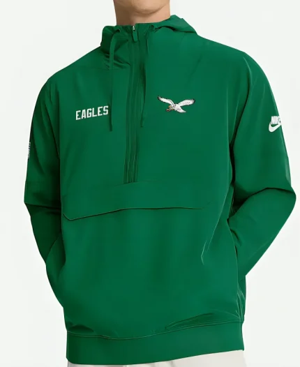 Philadelphia Eagles Nike Sideline Anorak Hoodie Jacket