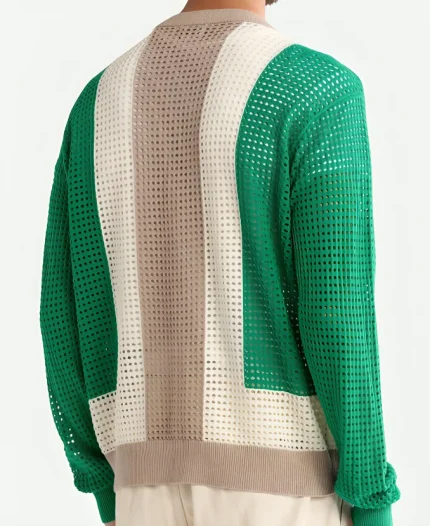 Phillip TV-Series Assisted Living Season 06 Alex Henderson Green Crochet Cardigan