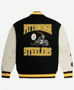 Pittsburgh Steelers Varsity Leather Jacket