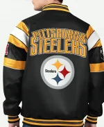 Pittsburgh Steelers Varsity Leather Jacket For Unisex