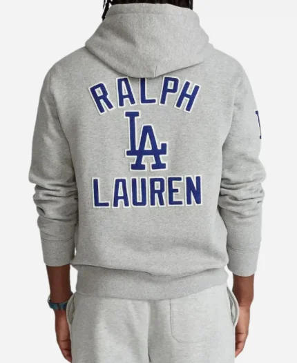 Polo Ralph Lauren LA Dodgers Blue and Grey Pullover Hoodie