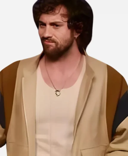 Press Junket Aaron Taylor-Johnson Bomber Jacket