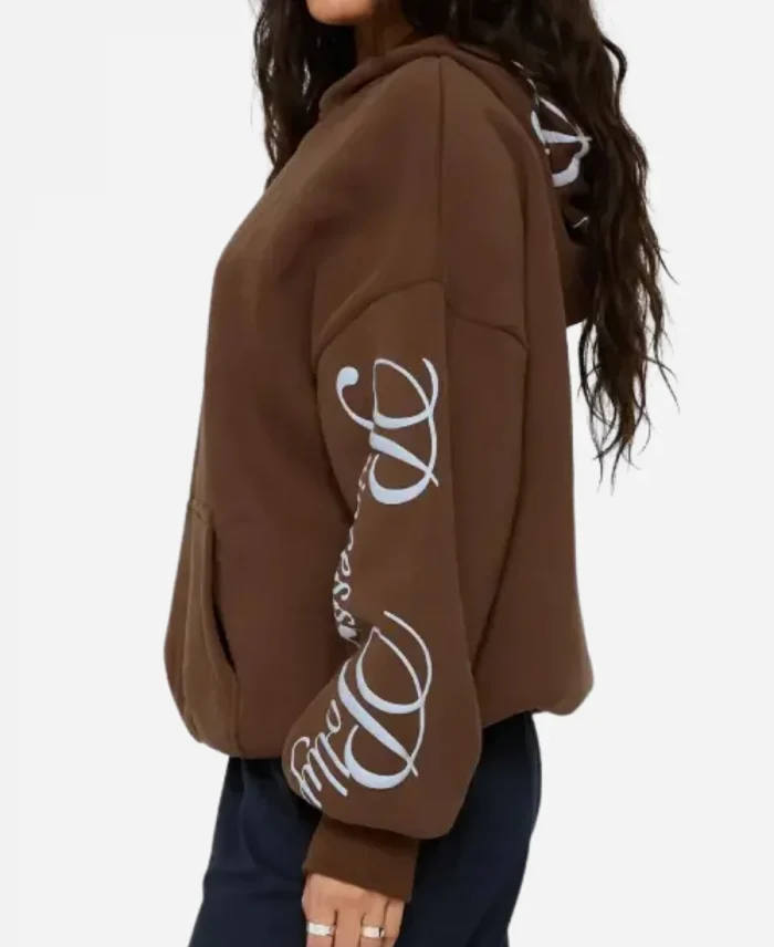 Princess Polly Script Text Graphic Hoodie For Sale