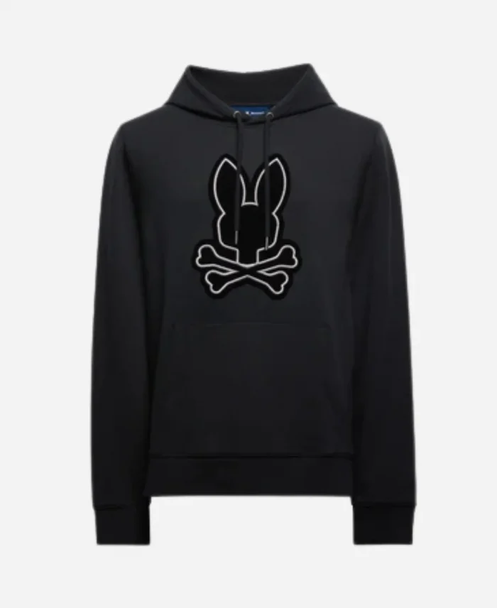 Psycho Bunny Black Pullover Hoodie For Sale