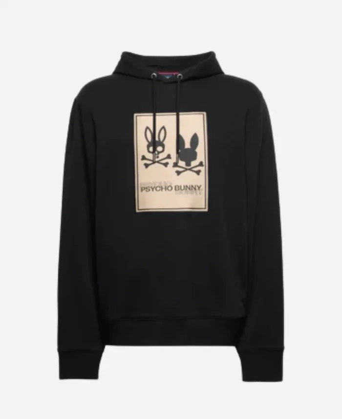 Psycho Bunny Black Pullover Hoodie For Sale'