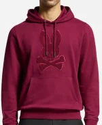 Psycho Bunny Maroon Hoodie