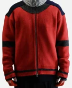 Randall Mountainhead 2025 Steve Carell Red Wool Jacket For Sale