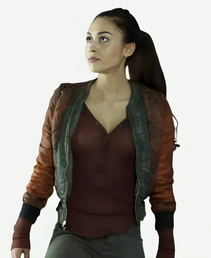 Raven Reyes The 100 S02 Quilted Bomber Jacket