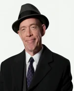 Ray King Movie J.K. Simmons The Accountant Black Wool Coat