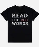 Read The Red Words Black Shirt