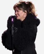 Rockefeller Center Kelly Clarkson Black Coat For Sale