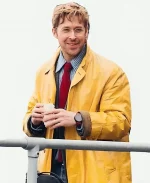 Ryan Gosling Movie Project Hail Mary 2026 Ryland Grace Yellow Leather Coat