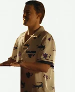 SNL 2025 Blue Crocodile & Floral Print Shirt