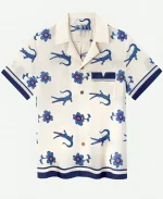 SNL 2025 Blue Crocodile & Print Floral Shirt