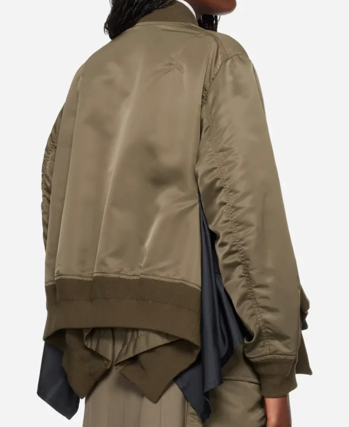Sacai Brown Bomber Jacket