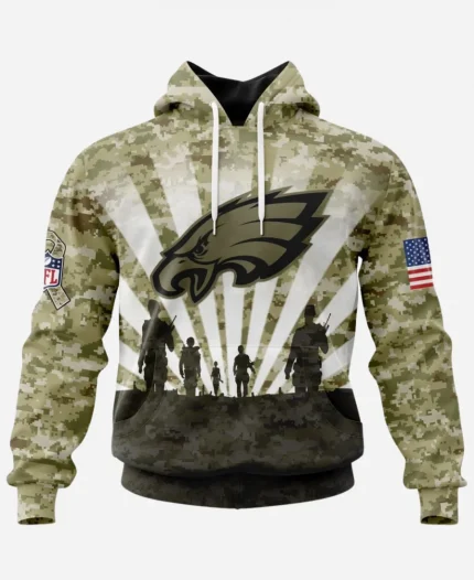 Salute To Service Eagles Hoodie