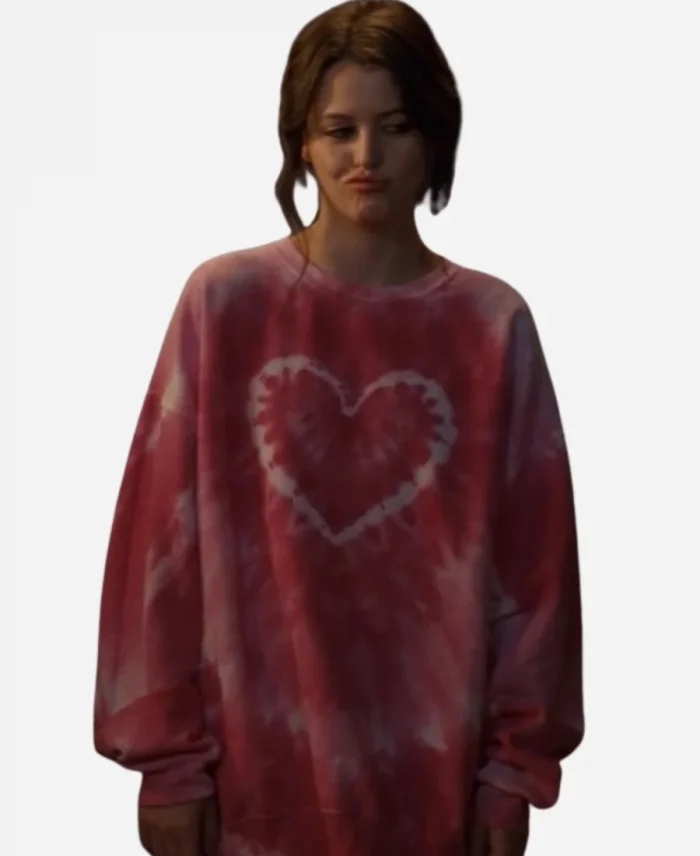 Sara Waisglass Ginny and Georgia Tie Dye Heart Sweatshirt
