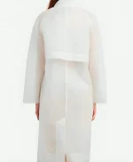 Sarah Jessica Parker Series And Just Like That Season 03 Carrie Bradshaw Floral Applique Mesh Coat