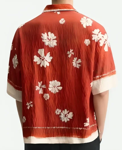 Scott Evans Access Hollywood 2025 Red Floral Shirt For Sale