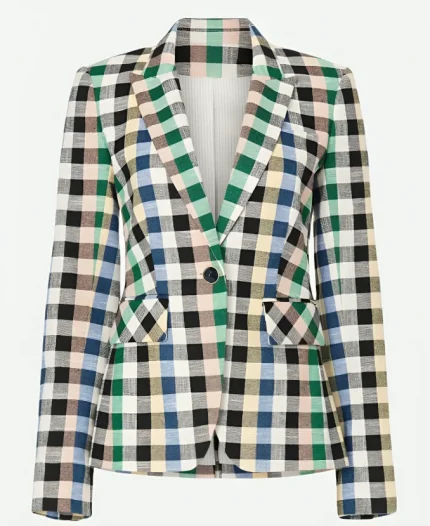 Selling the City S01 Abigail Godfrey Check Blazer
