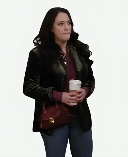 Shifting Gears Kat Dennings Green Velvet Blazer For Sale