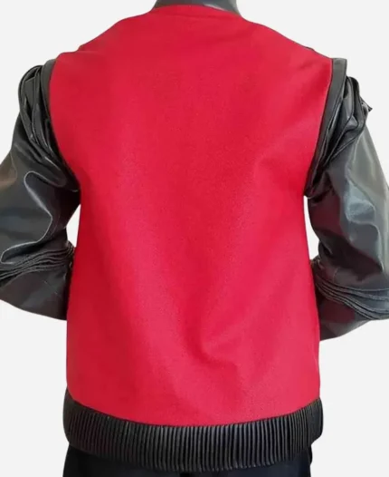 Shop Marty Mcfly Red And Grey Jacket