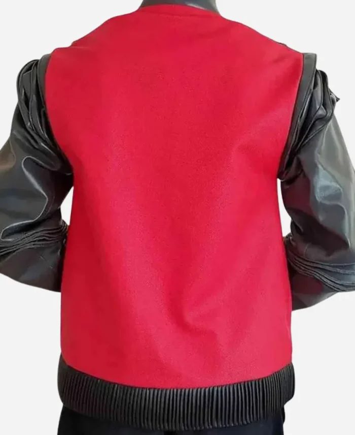 Shop Marty Mcfly Red And Grey Jacket