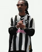 Snoop Dogg FIFA Club World Cup 2025 Black & White Striped Jersey