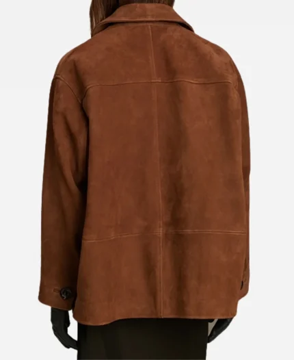 Soeur Brown Suede Jacket
